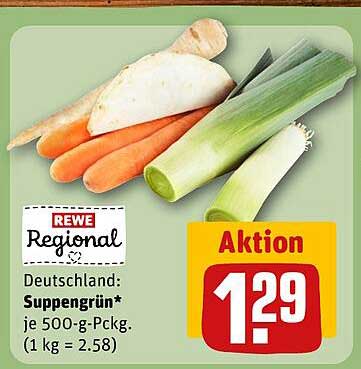 REWE Regional Suppengrün - Frisches Gemüse für Ihre Küche