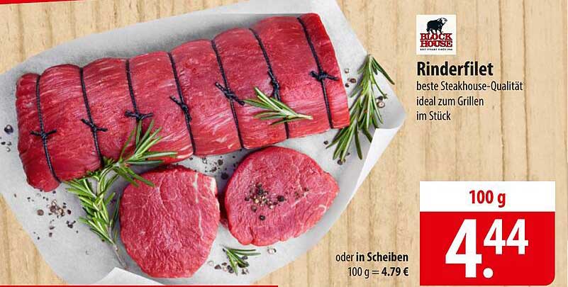 Rinderfilet - beste Steakhouse-Qualität