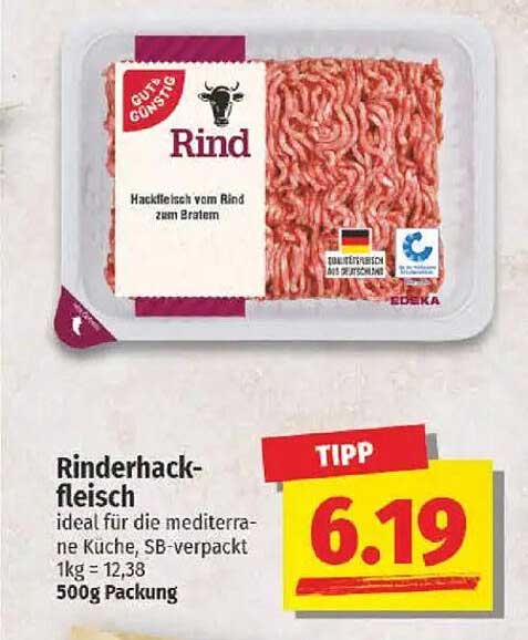 Rinderhackfleisch 500g - ideal für die mediterrane Küche
