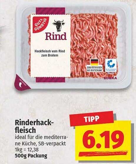 Rinderhackfleisch - ideal für die mediterrane Küche