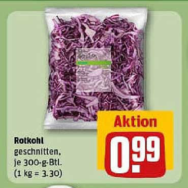 Rotkohl geschnitten, je 300-g-Btl.