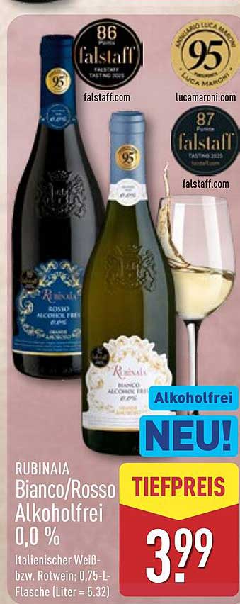 RUBINAIA Bianco/Rosso Alkoholfrei 0,0 %