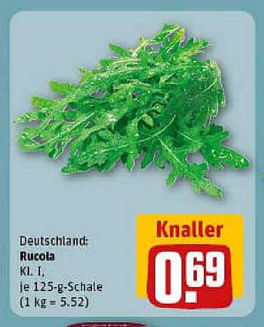 Rucola, 125-g-Schale