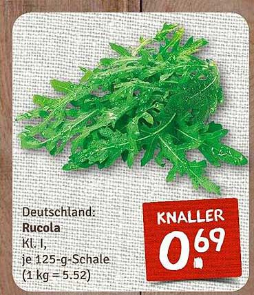 Rucola 125 g Schale - frisch und lecker