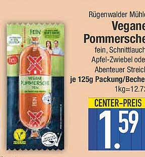 Rügenwalder Mühle Vegane Pommersche Teewurst