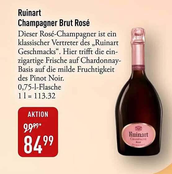 Ruinart Champagner Brut Rosé