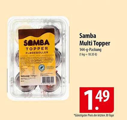 Samba Multi Topper 144-g-Packung