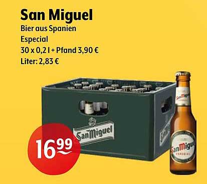 San Miguel Bier aus Spanien - Especial