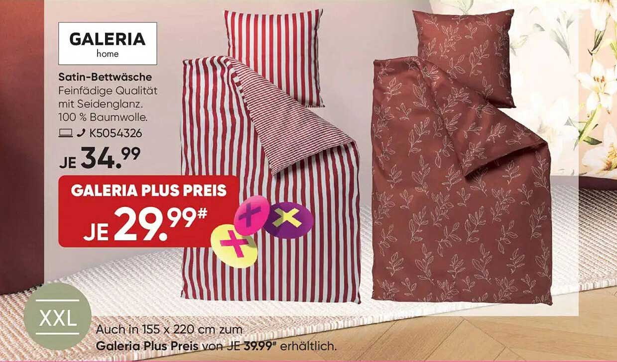 Satin-Bettwäsche - Feinfädige Qualität mit Seidenglanz