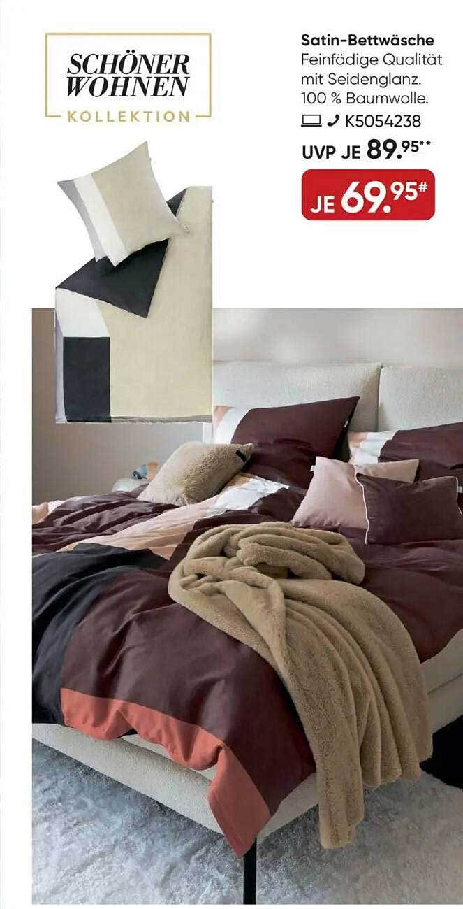 Satin-Bettwäsche – Schöner Wohnen Kollektion