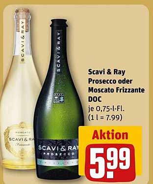 Scavi & Ray Prosecco oder Moscato Frizzante DOC 0,75 l