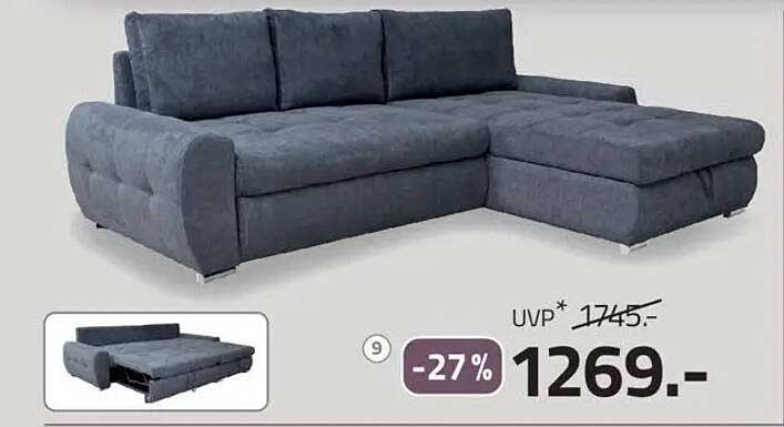 Schlafsofa mit Bettfunktion und stauraum - ideal für jeden Wohnraum