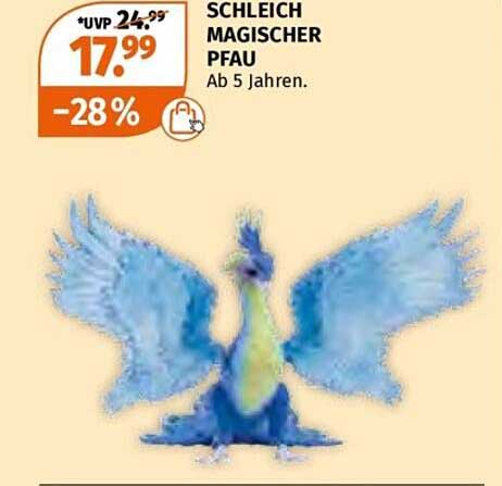 SCHLEICH MAGISCHER PFAU