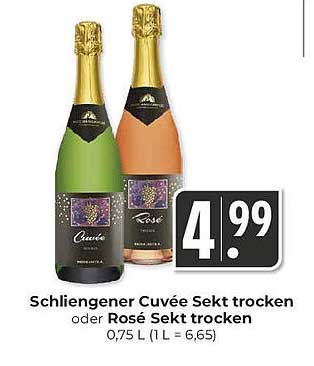 Schliengener Cuvée Sekt trocken oder Rosé Sekt trocken