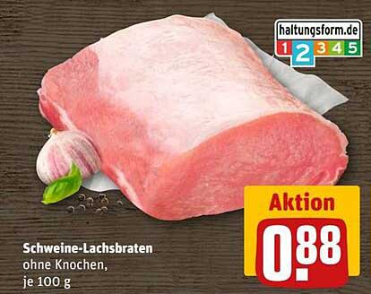 Schweine-Lachsbraten ohne Knochen