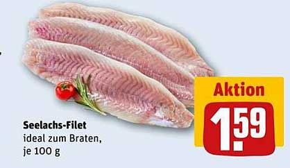 Seelachs-Filet - ideal zum Braten, je 100 g