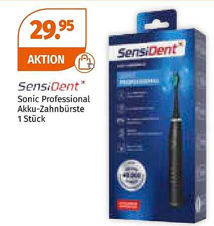 SensiDent Sonic Professional Akku-Zahnbürste 1 Stück