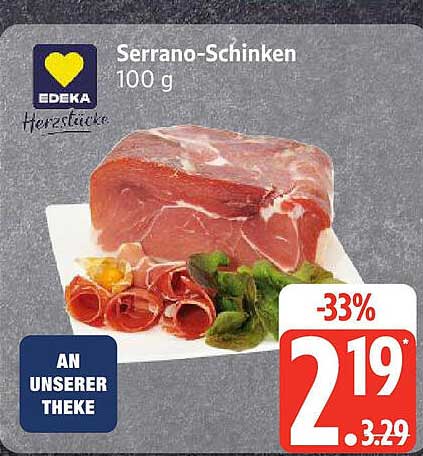Serrano-Schinken 100 g