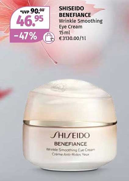 SHISEIDO BENEFIANCE Wrinkle Smoothing Eye Cream 15 ml