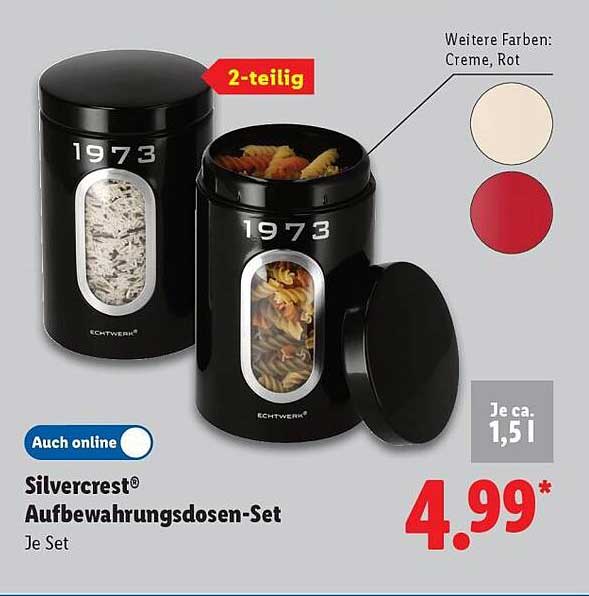 Silvercrest® Aufbewahrungsdosen-Set