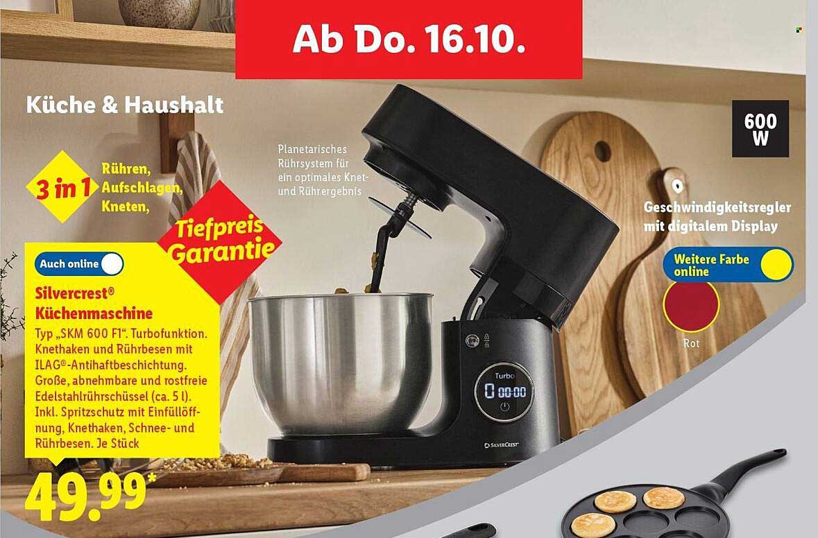 Silvercrest® Küchenmaschine Typ SKM 600 F1