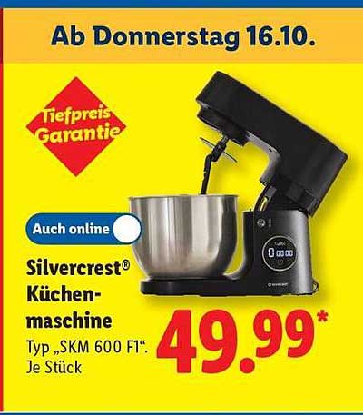 Silvercrest® Küchenmaschine Typ „SKM 600 F1“