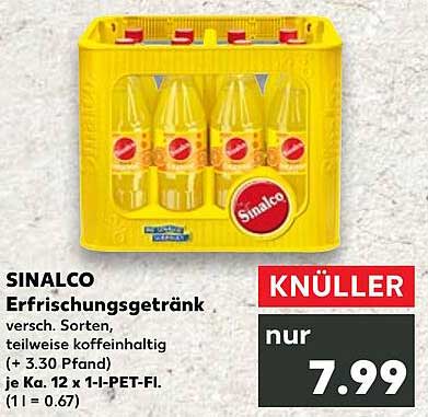 SINALCO Erfrischungsgetränk 12 x 1,25L (versch. Sorten)