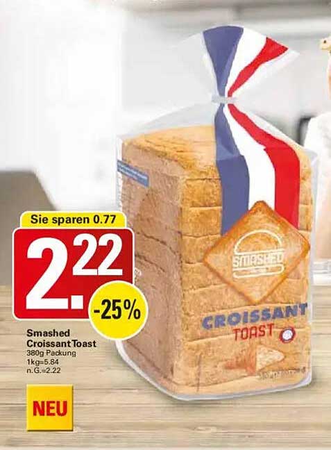 Smashed CroissantToast 380g