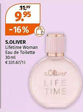 S.OLIVER Lifetime Woman Eau de Toilette 30 ml