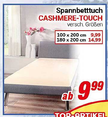 Spanntuch Cashmere-Touch - verschiedene Größen