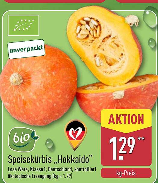 Speisekürbis "Hokkaido"
