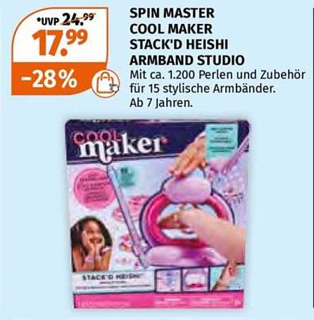 SPIN MASTER COOL MAKER STACK'D HEISHI ARMBAND STUDIO