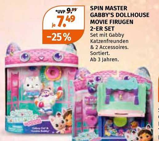 SPIN MASTER GABBY'S DOLLHOUSE MOVIE FIRUGEN 2-ER SET