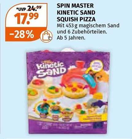 SPIN MASTER KINETIC SAND SQUISH PIZZA