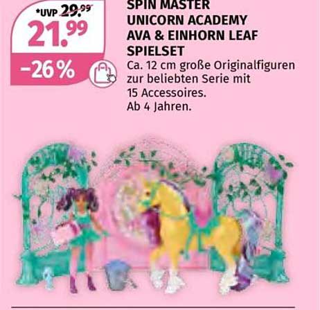 SPIN MASTER UNICORN ACADEMY AVA & EINHORN LEAF SPIELSET