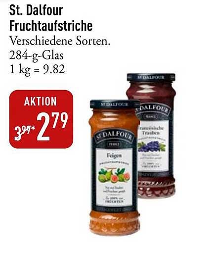 St. Dalfour Fruchtaufstriche - Verschiedene Sorten