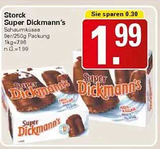 Storck Super Dickmann's Schaumküsse 9er/250g Packung