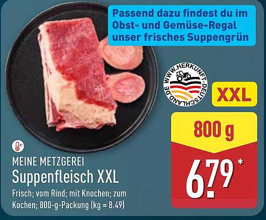 Suppenfleisch XXL von Meine Metzgerei