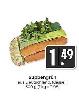 Suppengrün aus Deutschland, Klasse I, 500 g