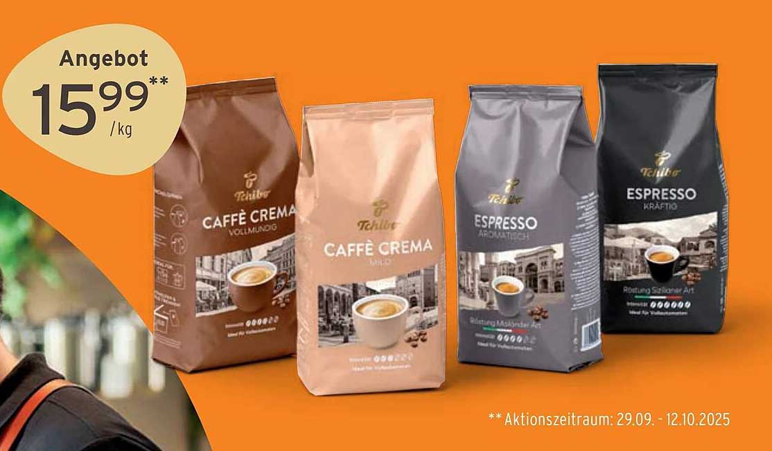 Tchibo Caffè Crema und Espresso Angebote