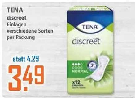 TENA Discreet Einlagen - verschiedene Sorten per Packung