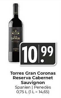 Torres Gran Coronas Reserva Cabernet Sauvignon