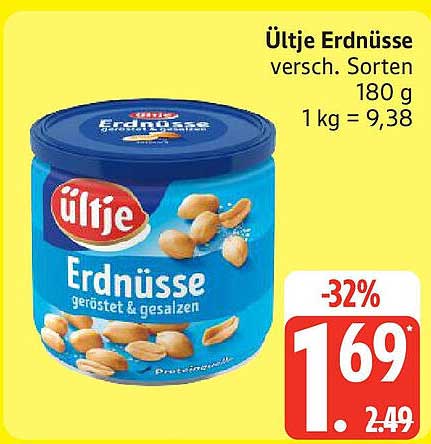 Ültje Erdnüsse versch. Sorten 180 g