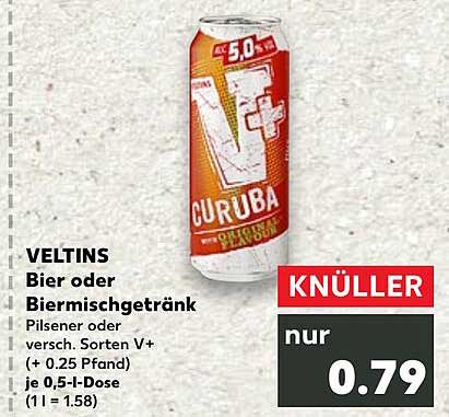 VELTINS Bier oder Biermischgetränk