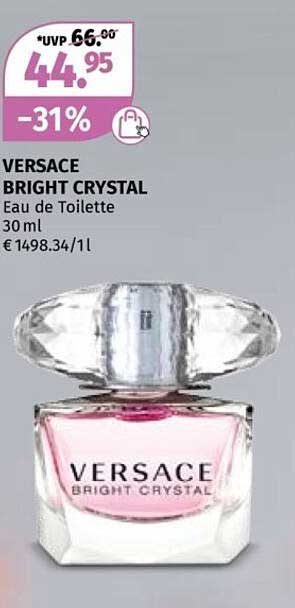 VERSACE BRIGHT CRYSTAL Eau de Toilette 30 ml