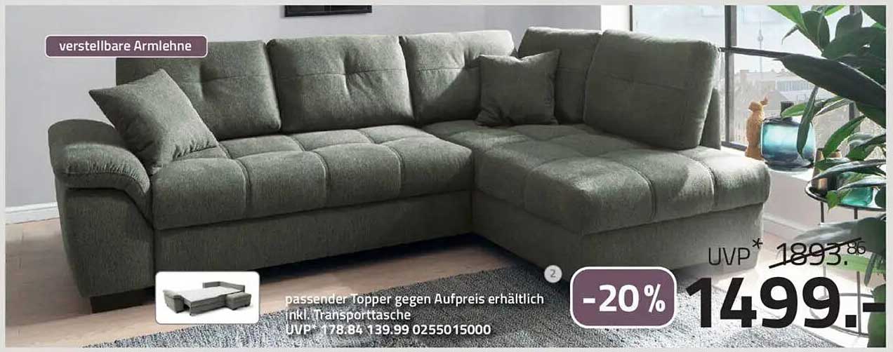 Verstellbare Armlehne Sofa