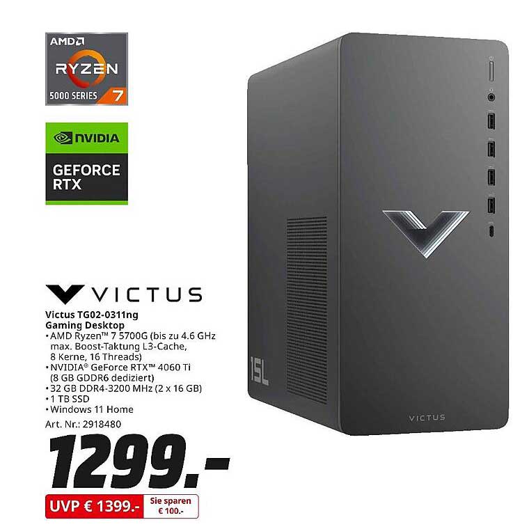 Victus TG02-031ng Gaming Desktop
