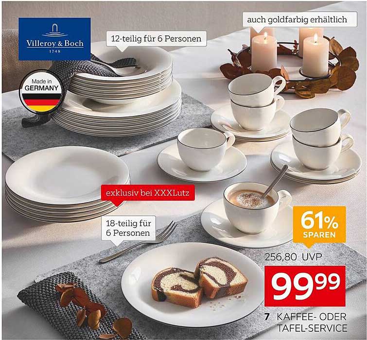 Villeroy & Boch 12-teiliges Kaffee- oder Tafel-Service für 6 Personen - exklusiv bei XXXLutz