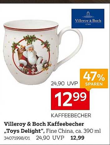Villeroy & Boch Kaffee-Becher 'Toys Delight'