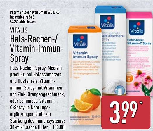 VITALIS Hals-Rachen-/Vitamin-immunspray